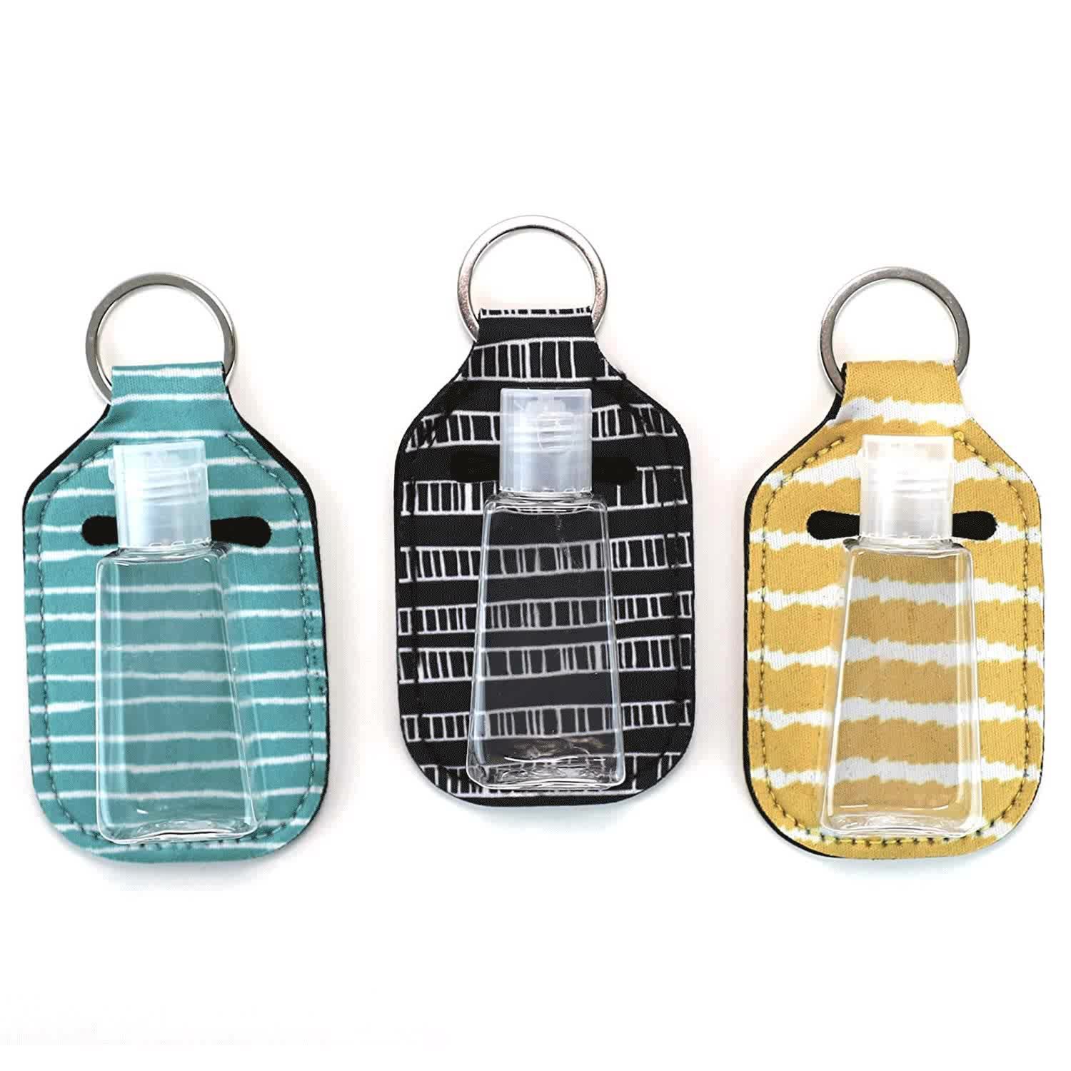 Empty Travel Size Bottle And Keychain Holder Refillable Bottles For