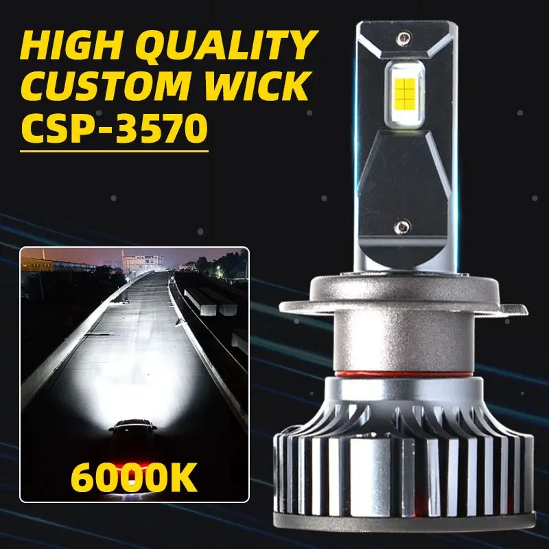 K9 Automobile H7 Headlight LED Low Beam Bulb H1 Super Bright Short Model H4 Integrated H119005 Laser Headlight