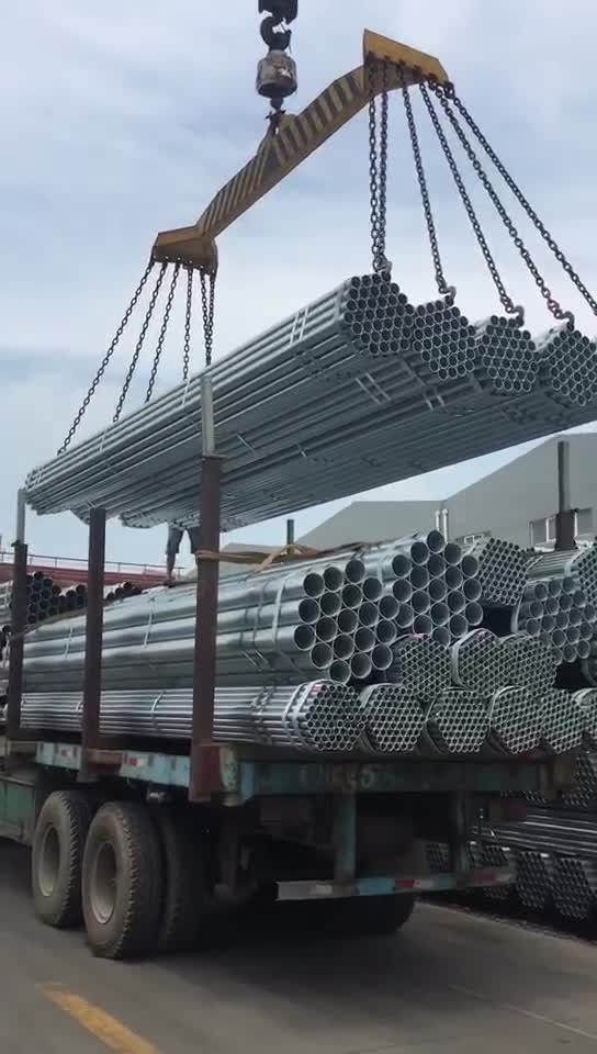 Q345 Hollow Section 150mm Diameter Gi Pipe Pre Galvanized Steel Pipes