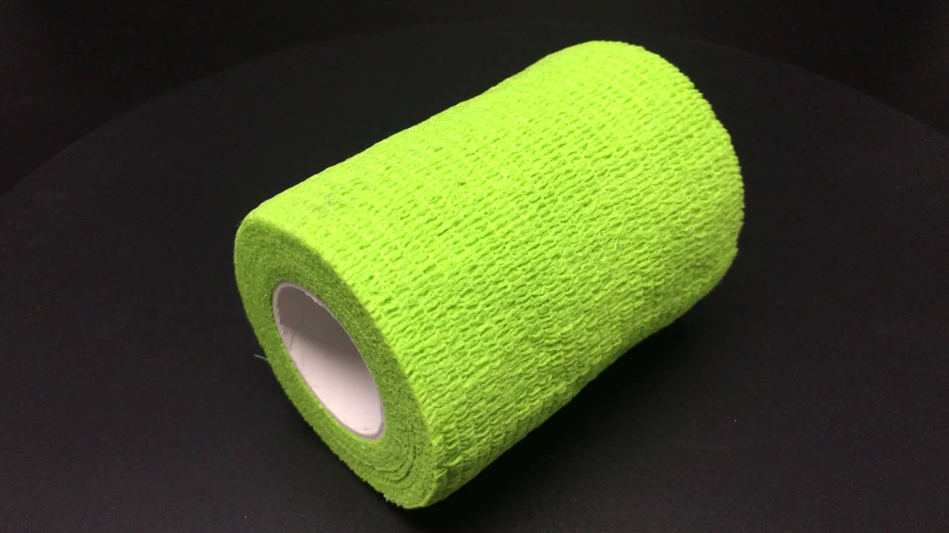 Non Woven Elastic Sports Wrap Self Adhesive Bandage (gab009) Buy Self Adhesive Bandage,Sports
