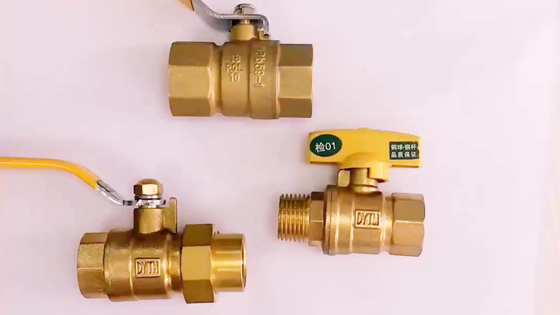 China Manufacturer Npt/bsp 1/2" Brass Gas Ball Valve Price Buy