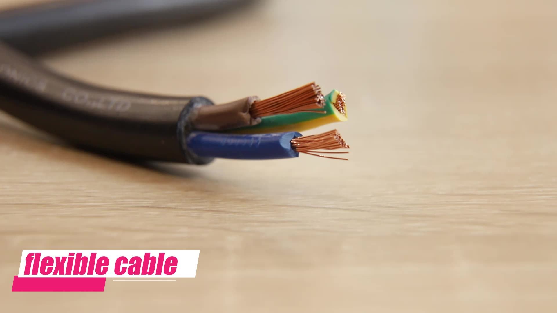 0.75 4 Mm Flexible 2 Copper Core Flat Pvc Insulated Electric Electrical