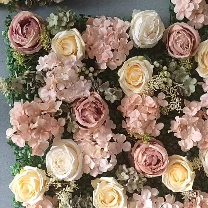 New Arrival Wedding Flower Wall Artificial Flower Mat Buy Backdrop