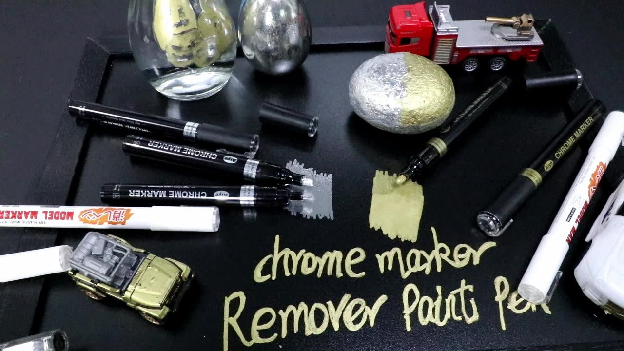 Hot Sale 6colors Art Liquid Mirror Chrome Marker Permanent Pen For Any Surface Chrome Marker Pen