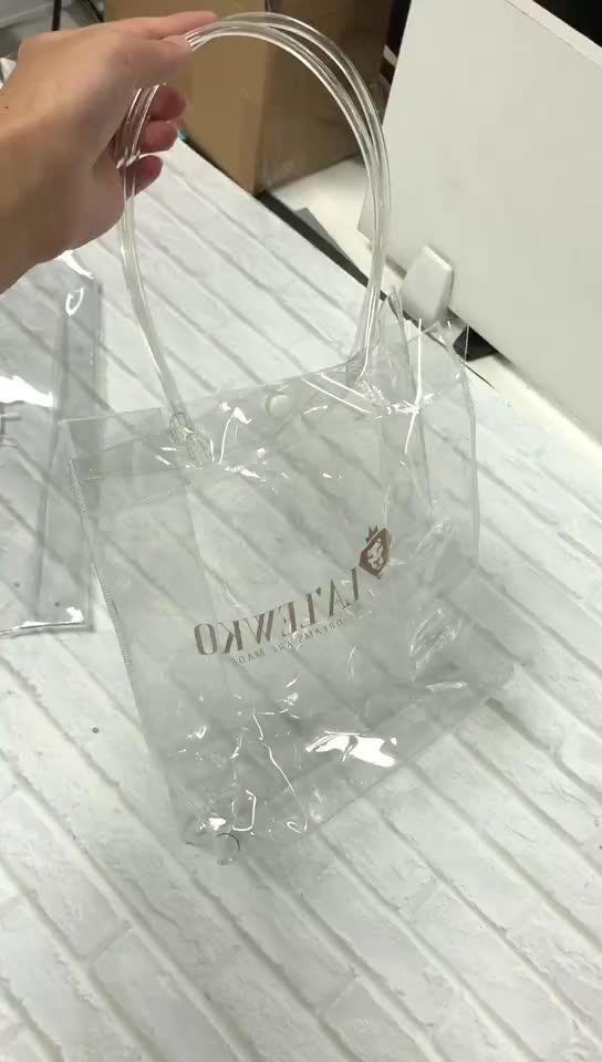 Fashion Transparent Clear Pvc Beach Bag Pvc Product Packaging Bag Pvc