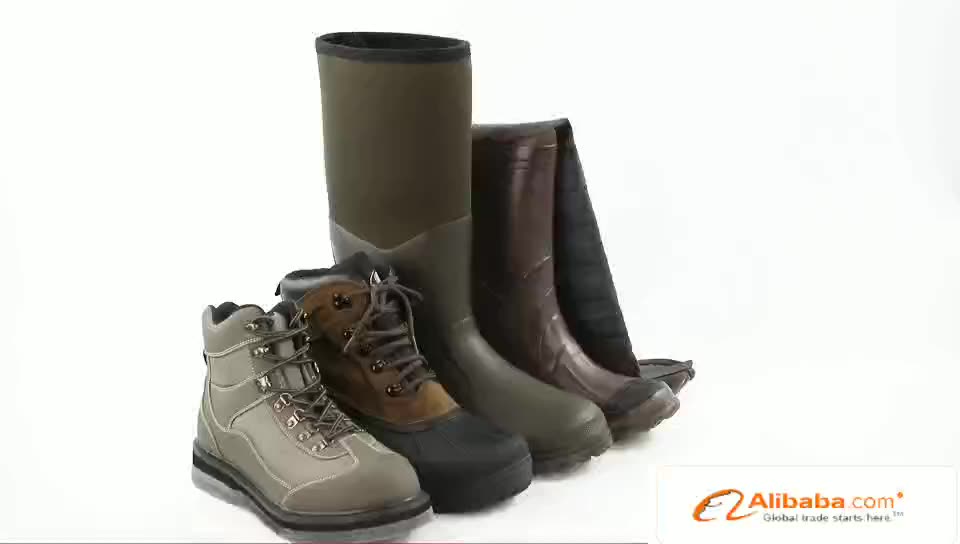 New Manufacturer Safety Rain Boot Neoprene Hunting Rubber Boot Fashion