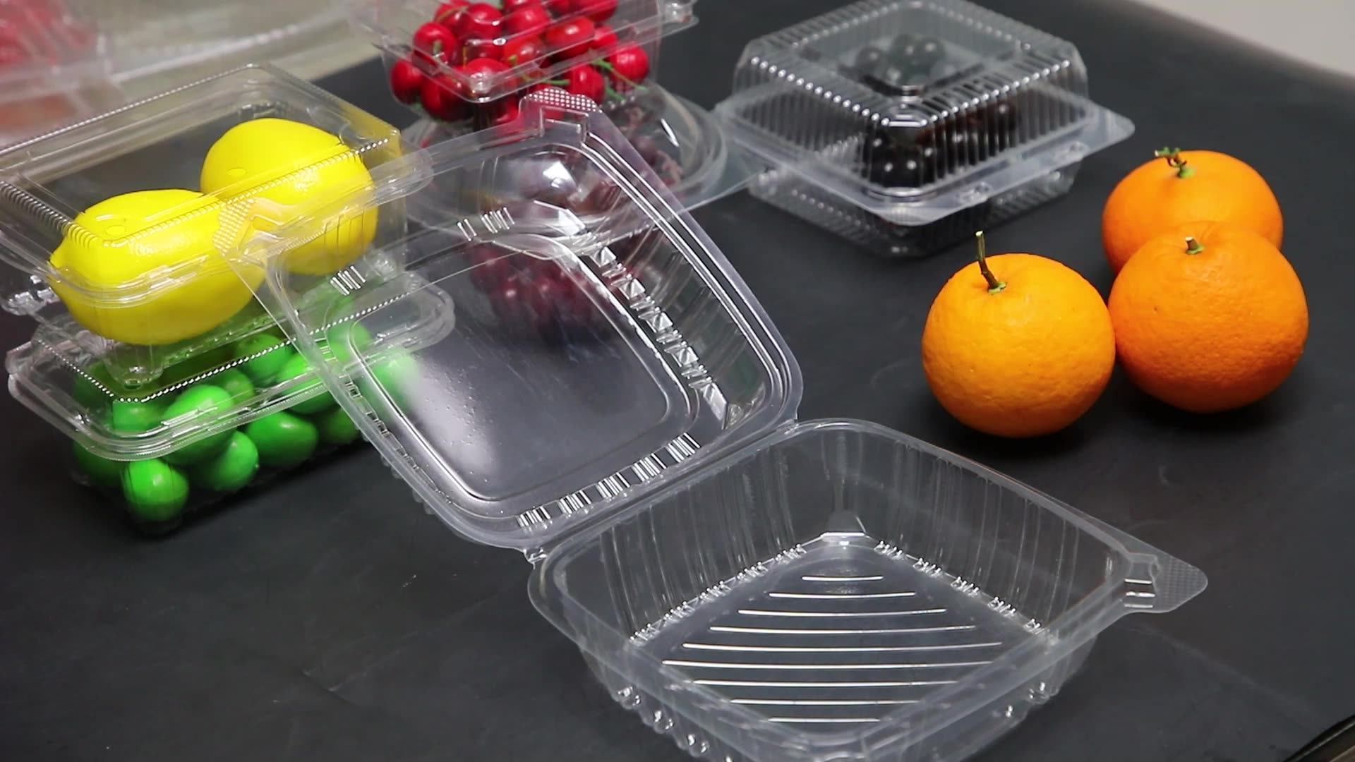 Vacuum Formed Clear Plastic Lettuce Clamshell Buy Disposable Crisp