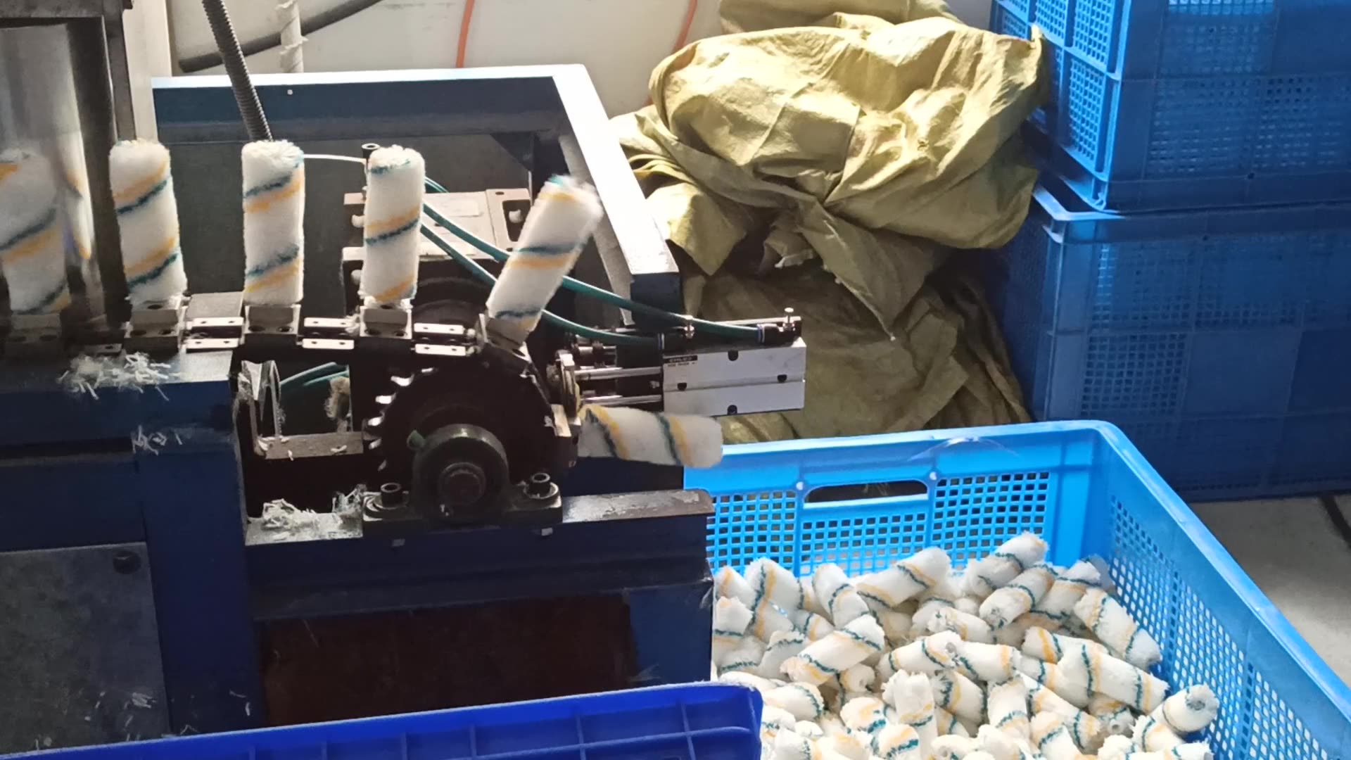 跨境手动工具滚筒刷海绵滚刷套装paint roller kit 热缩滚筒套装-阿里巴巴