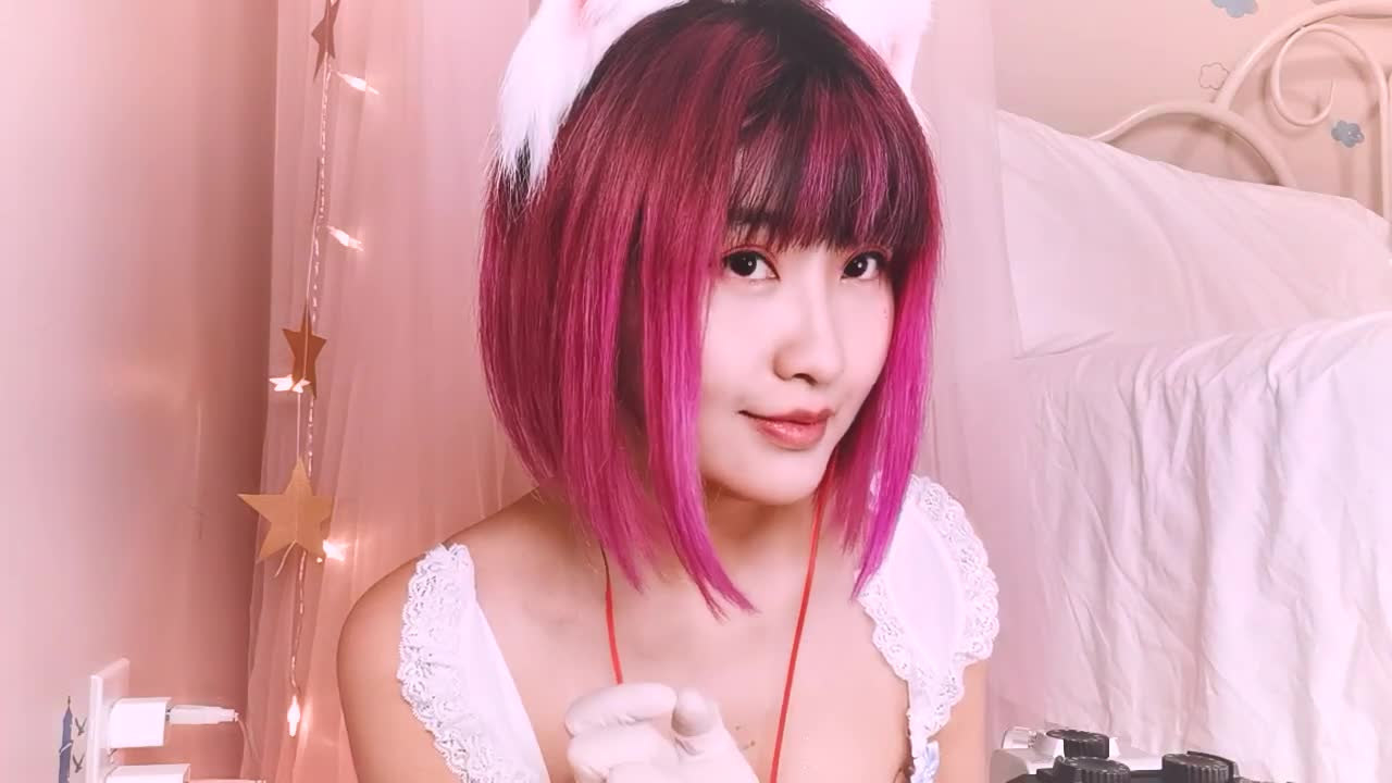MissWarmJ蜜斯妹性感猫角色扮演耳骚视频