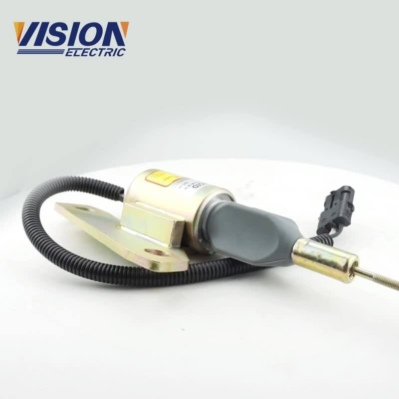 Fuel Shut Off Solenoid Valves Sa4959 3991625 3991624 12v Pull Solenoid