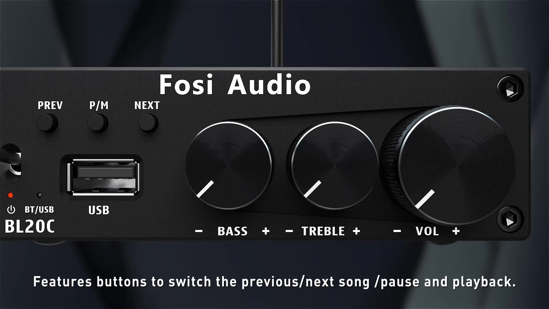 Fosi audio-bluetoothアンテナパワーアンプ160w bl20c,hifiオーディオ