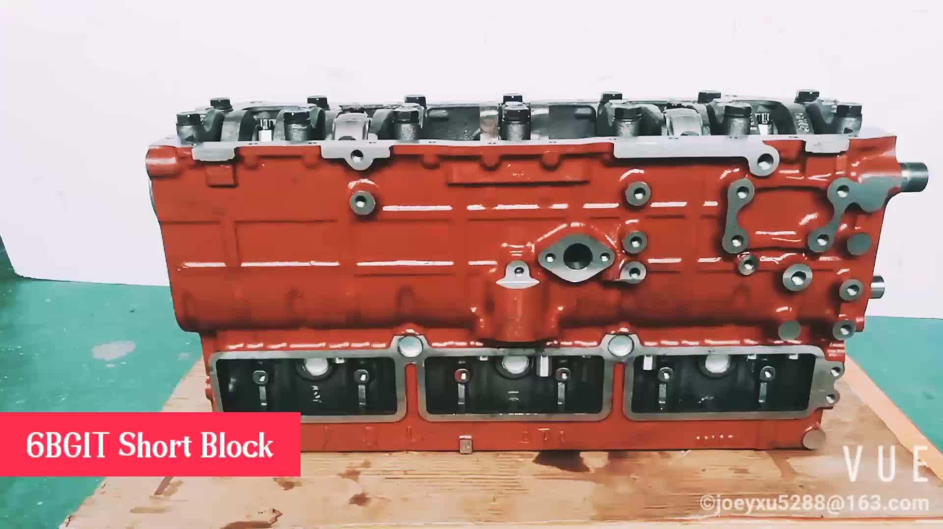Brand New 6 Cylinder Short Cylinder Block Assembly 6bg1 For Isuzu Diesel Engine Block For Sale