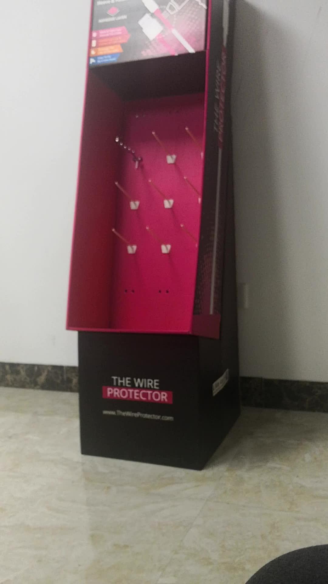 China Suppliers Custom Cardboard Floor Display Stand Paper Display For