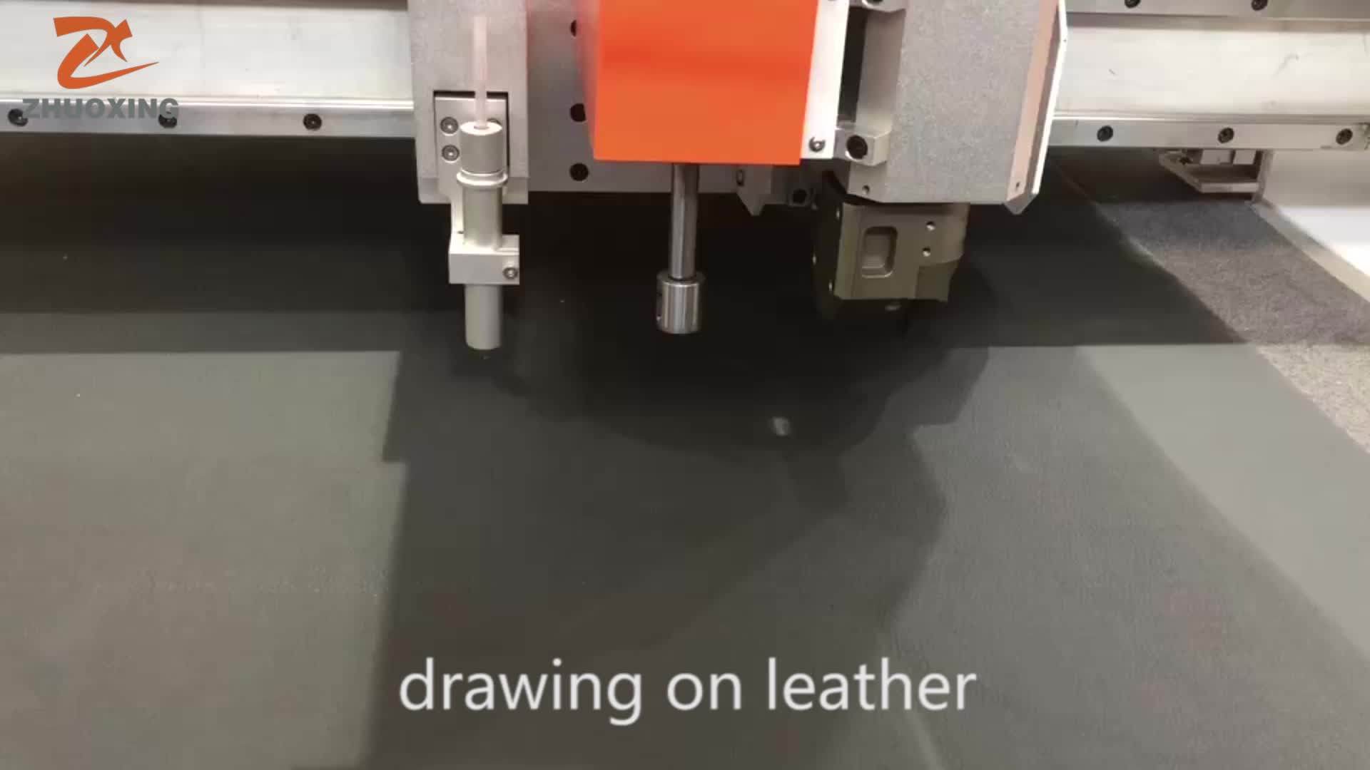 Automatic Cloth/fabric Shoes Upper Cutting Machine,With Plotter To Help