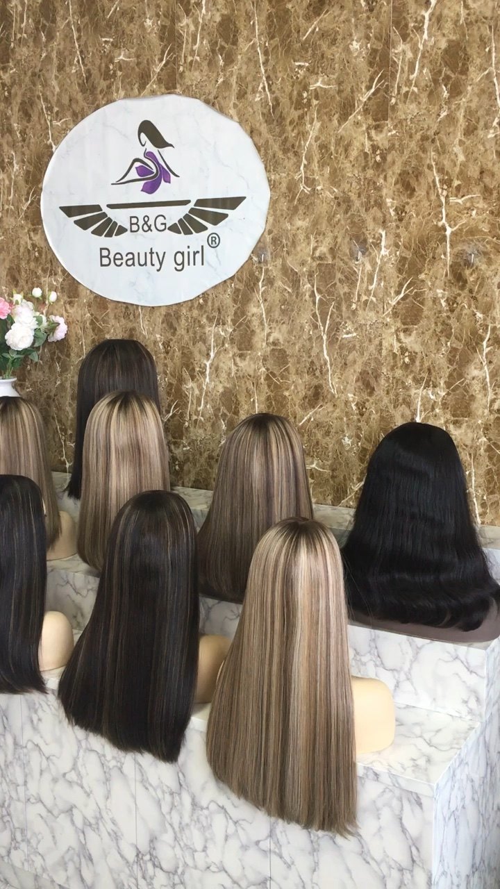 Natural Looking Thin Hd Lace Small Knots Blonde Highlights Wig Jewish