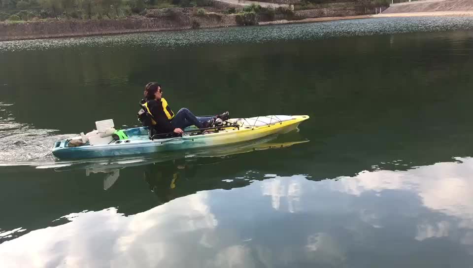 Kayak De Pesca Con Pedal,Canoa Con Motor Eléctrico Con Paleta Y Asiento