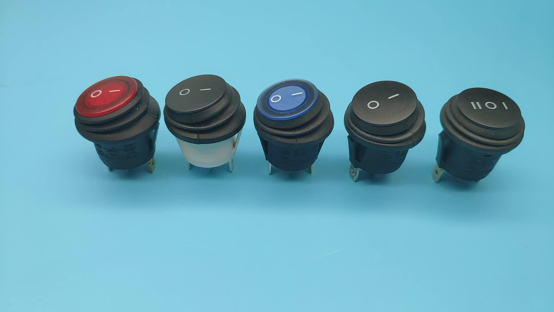 Ip65 6a Waterproof On Off Switch Mini Rocker Switch 3 Pin Kcd2