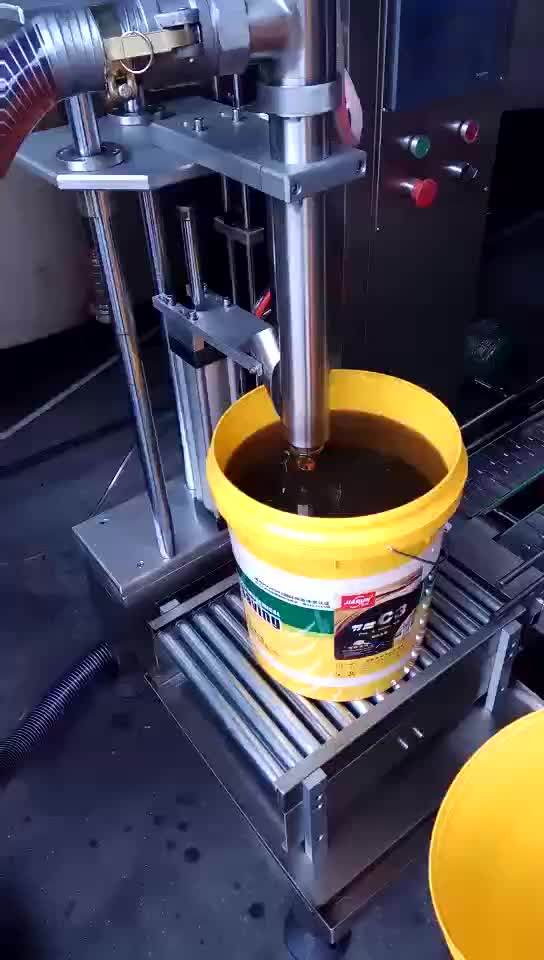 Semi Auto Weighing Lubricant Oil Barrel Filling Machine Chemical