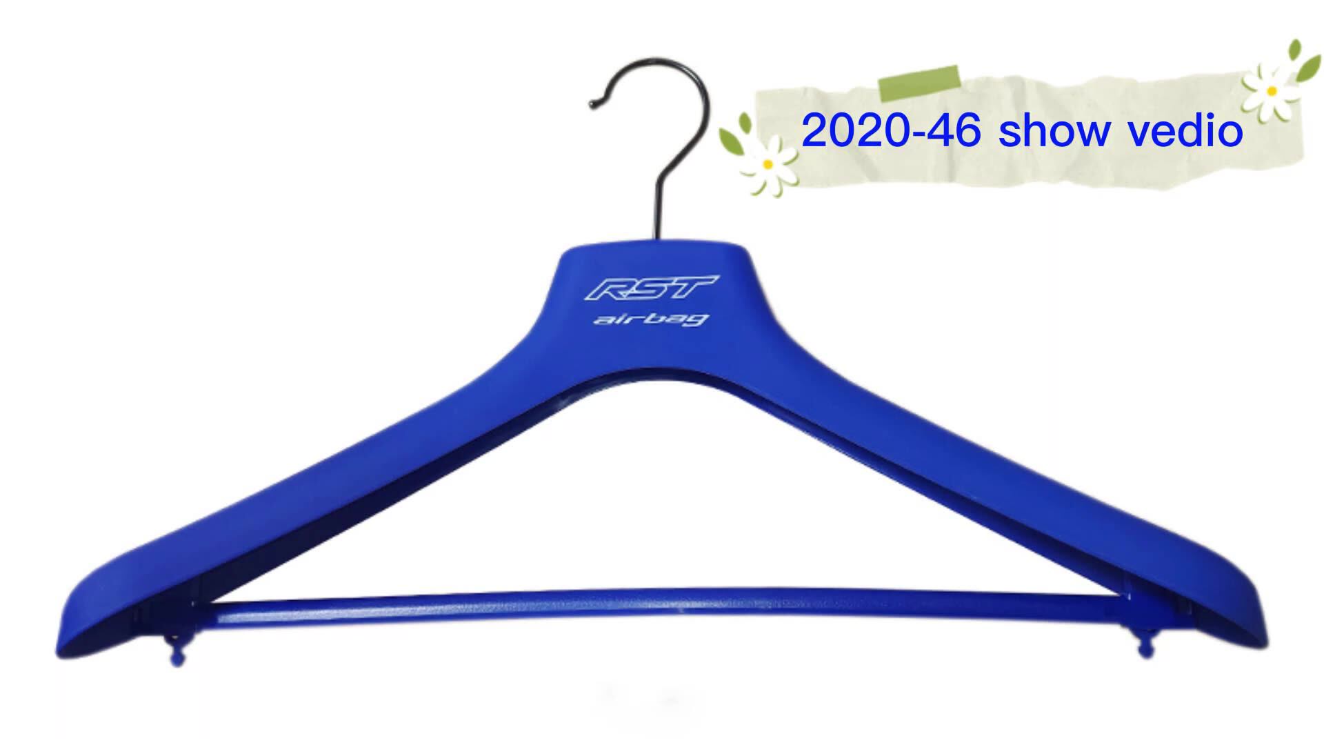 Luxury Womens 50 Pack Space Saving Coat Hangers Black Plastic Non Slip