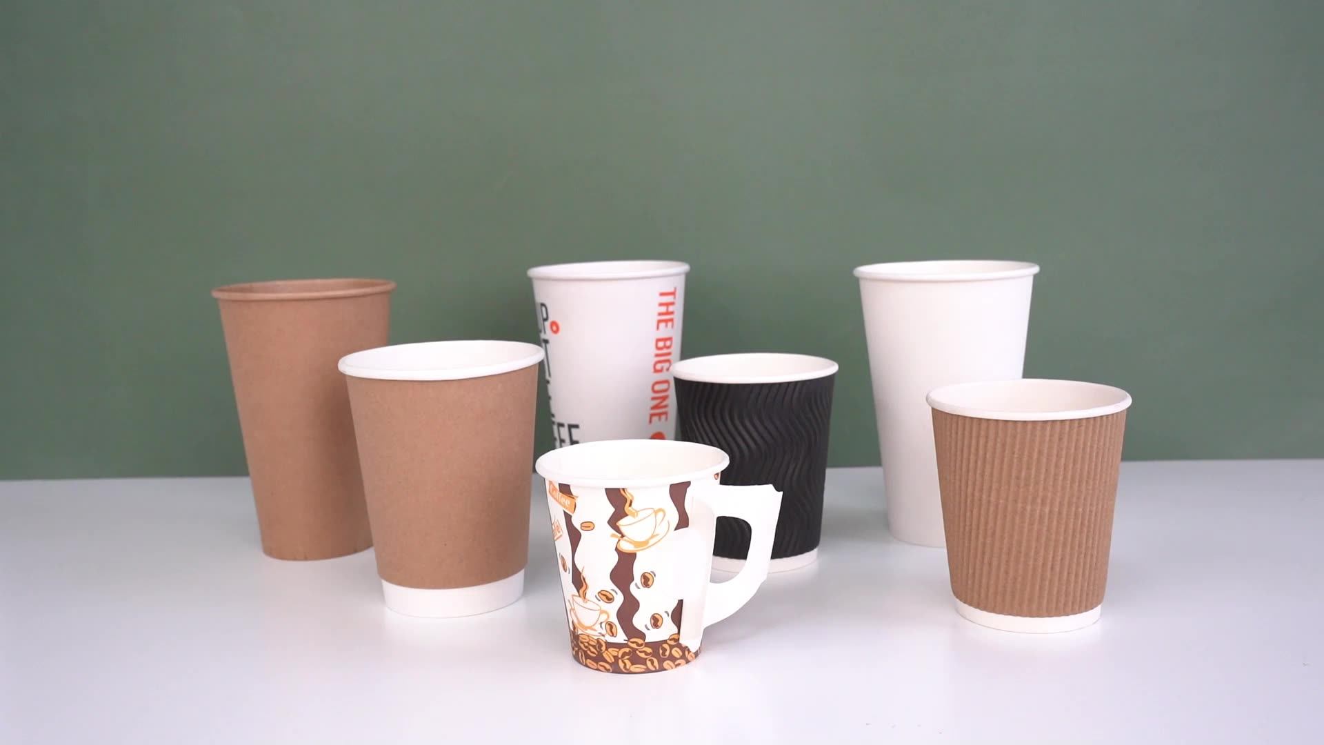 Costa Coffee Paper Cup With Lid,Printed Disposable Paper Cup - Buy ...