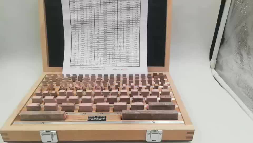 Metric And Inch Rectangular 112 Pcs Gauge Block Sets/gage Block Set