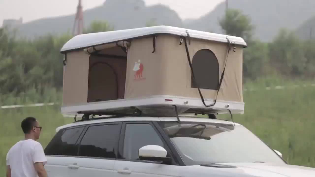 Bigger Size Pop Up Rooftop Tent Fiberglass Hard Shell Car Roof Top Tent