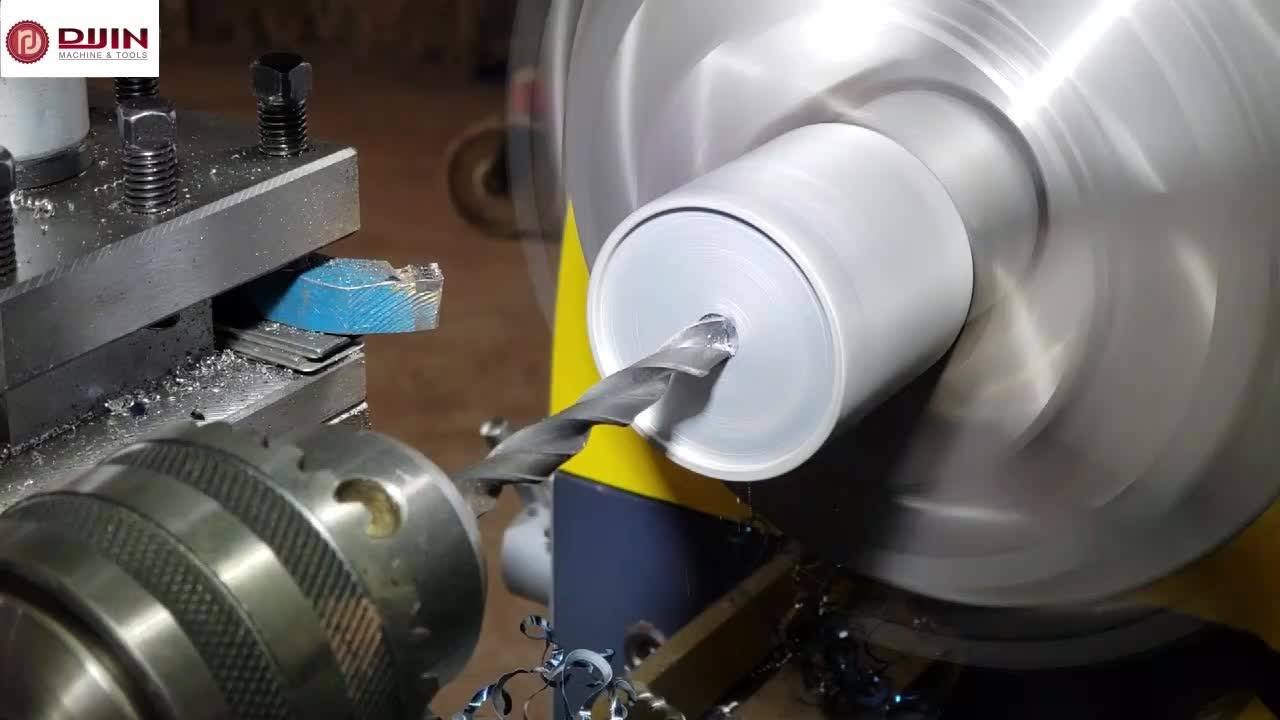 Small Drill Mill Combo Lathe Spindle Bore 38mm With Frequency Control