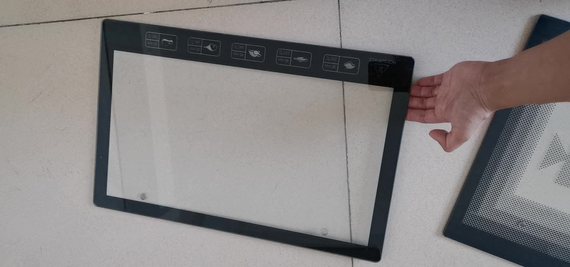 4mm Heat Resistant Furnace Flat Fireplace Door Ceramic Glass Sheet