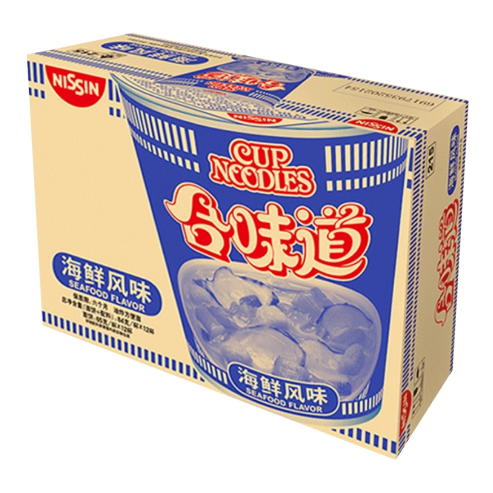 Nissin Flavor Seafood Cup Noodles 1008g 12 cups Instant noodles