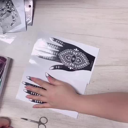 Henna Design Stencil Tattoo Sticker Are And Hand Henna Art Buy
