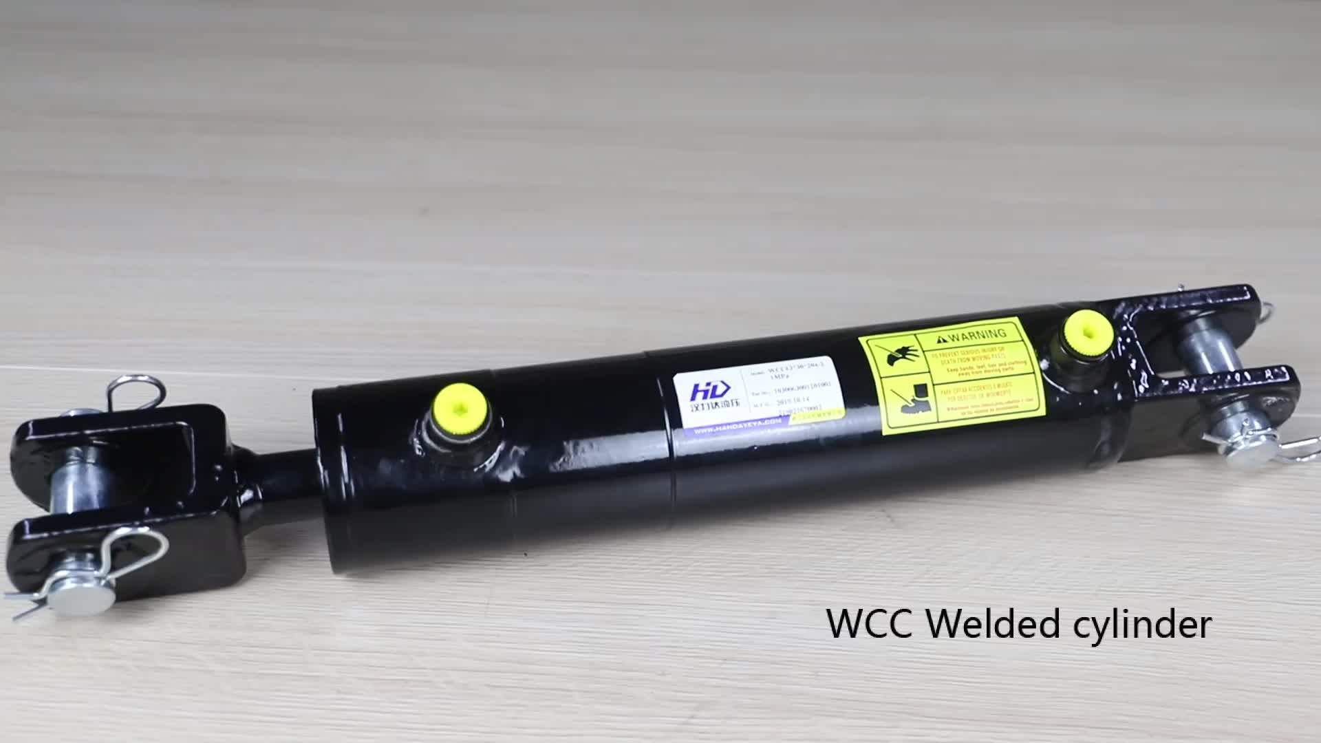 Two Way Small Mini Piston Hydraulic Cylinder Price With Rod Hoses Seal