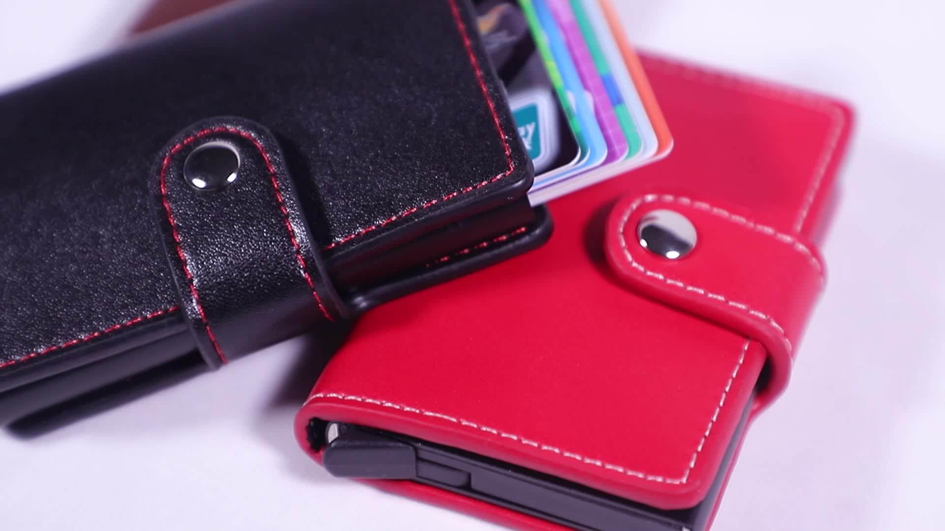 Rfid Aluminium Wallet Credit Bank Card Holder Automatic Popup Multi Card Holder Buy Automatic