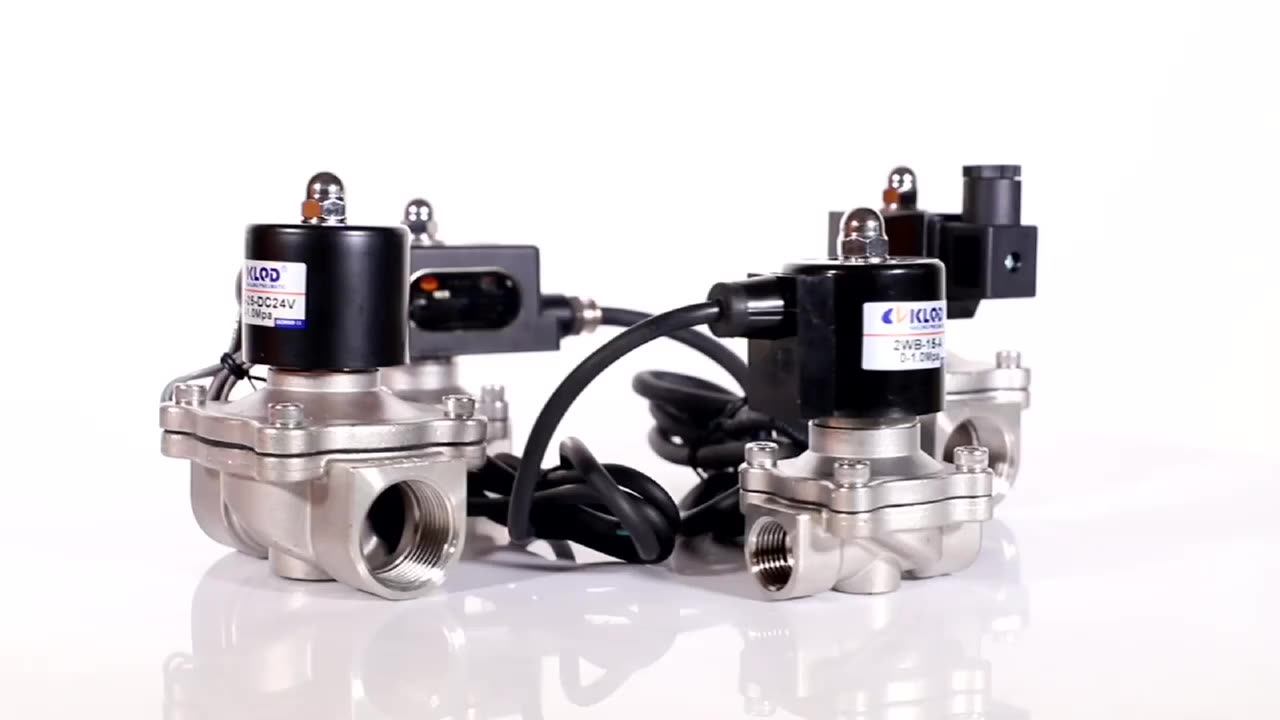 Ningbo Kailing 2wb 2way Fluid Keeping Solenoid With Stainless Steel