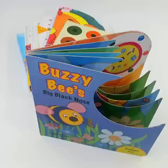 Die Cut Shape Book Printing Cardboard Children English Story Books