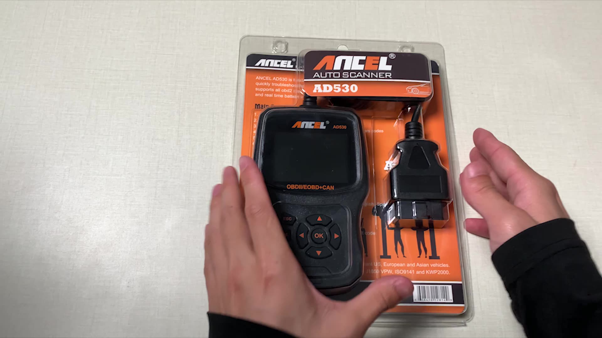 Professional Obd2 Code Reader Ancel Ad530 Automotive Diagnostic Scanner