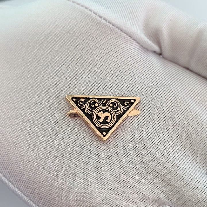 Custom Triangle Shape Metal Leather Bag Labels Luggage Bag Tags Buy