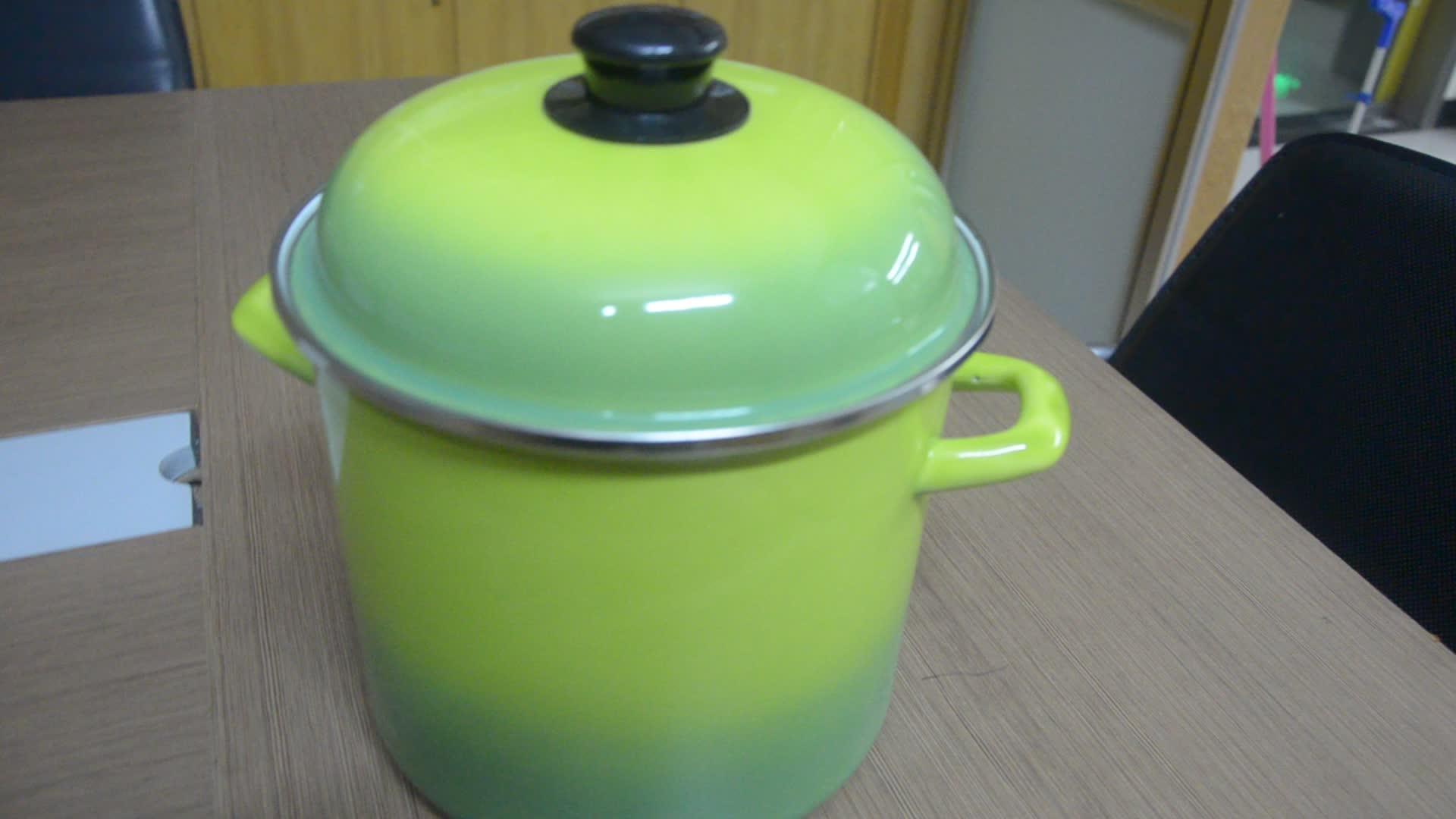 Large Cooking Pots Enamel Pot With Glass Cover Buy Large Cooking Pots