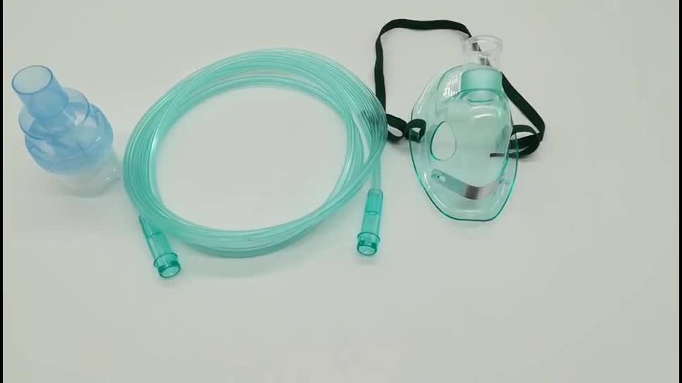 Free Sample Medical Pediatric Nebulizer Mask Kit With Adjustable Nose