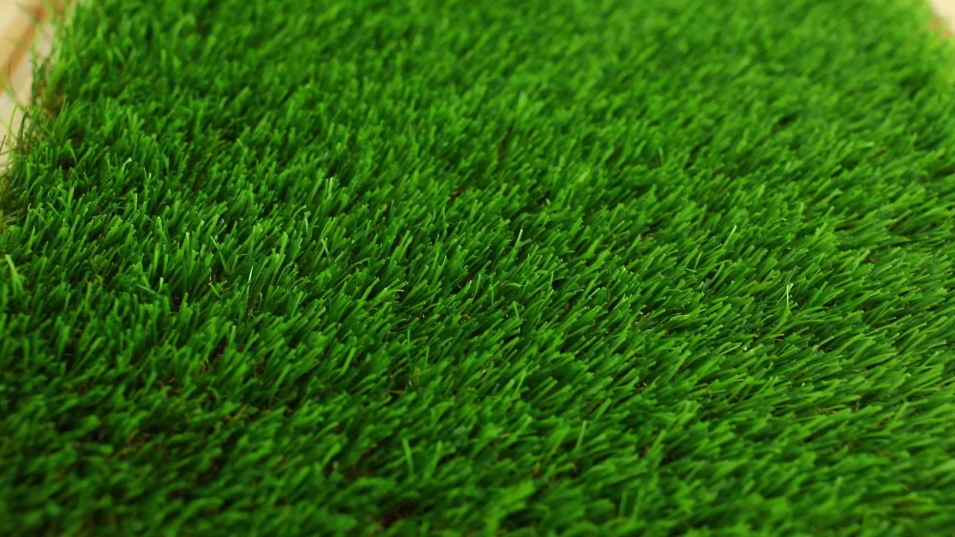 Js Medium Density Custom Fake Artificial Grass Synthetic Grass