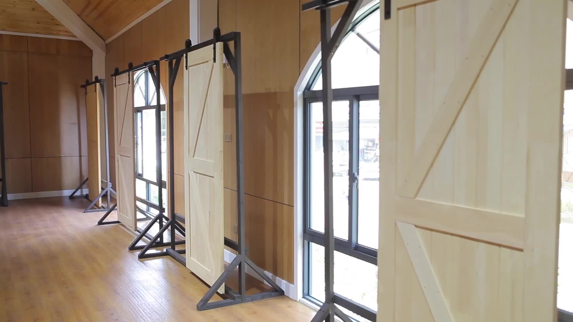 Kit Guide Porta Scorrevole 200 Cm - Per Porte Fino A 120 Kg, Ruote Grandi, Facile Installazione