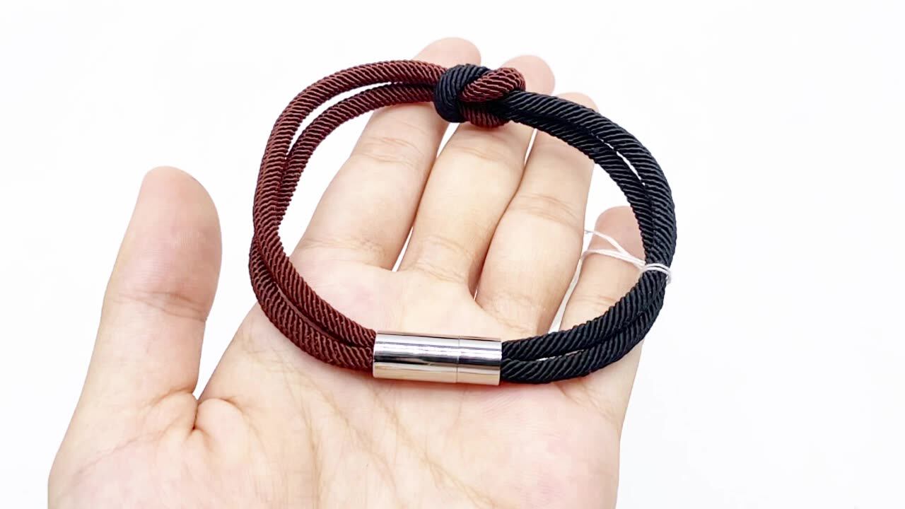 Men's Rope Bracelet Trendy Hand Made Design with Clasp