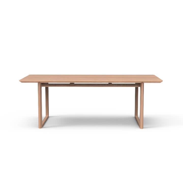 必入!木智工坊地平线餐桌、简上下大尺寸白橡黑,打造现代家居美学