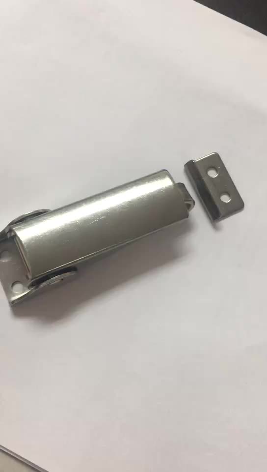 Pestillo Oculto De Acero Ajustable,Cerrojo De Seguridad,Resorte De