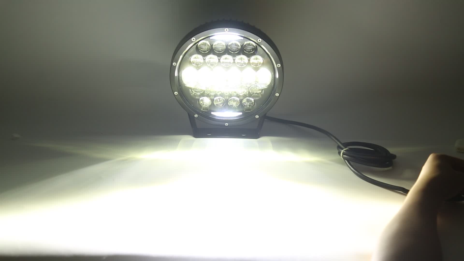 New Arrived Emc Led Work Light 300w 9'' Inch High/low Beam Round