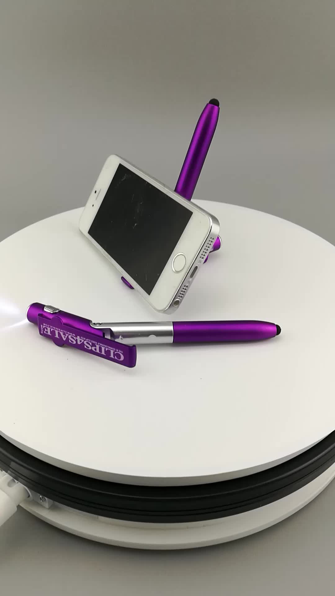 4 In 1 Mobile Phone Smart Stylus Touch Holder Pen Cleaner