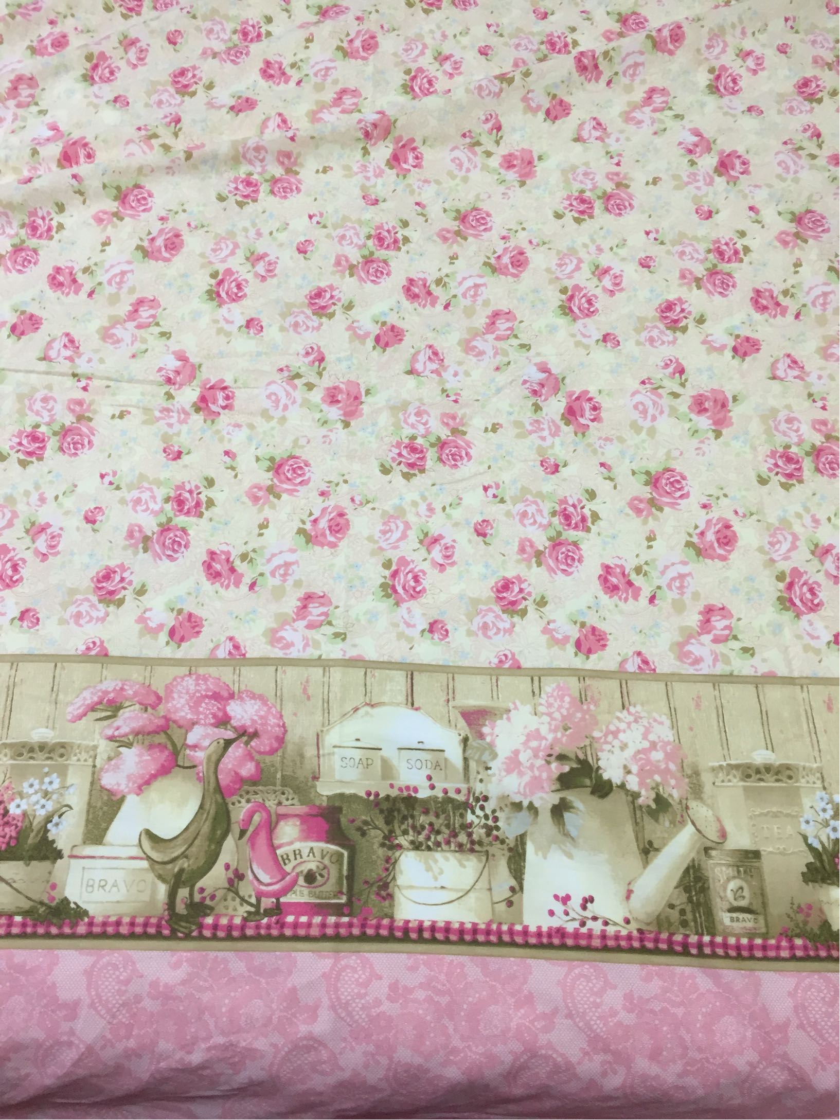 水星家纺全棉公主风四件套