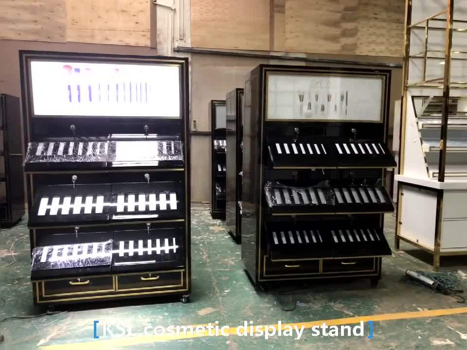 Ksl Design Cosmetic Furniture Wood Makeup Stand Perfume Display Buy Cosmetic Furniture,Makeup