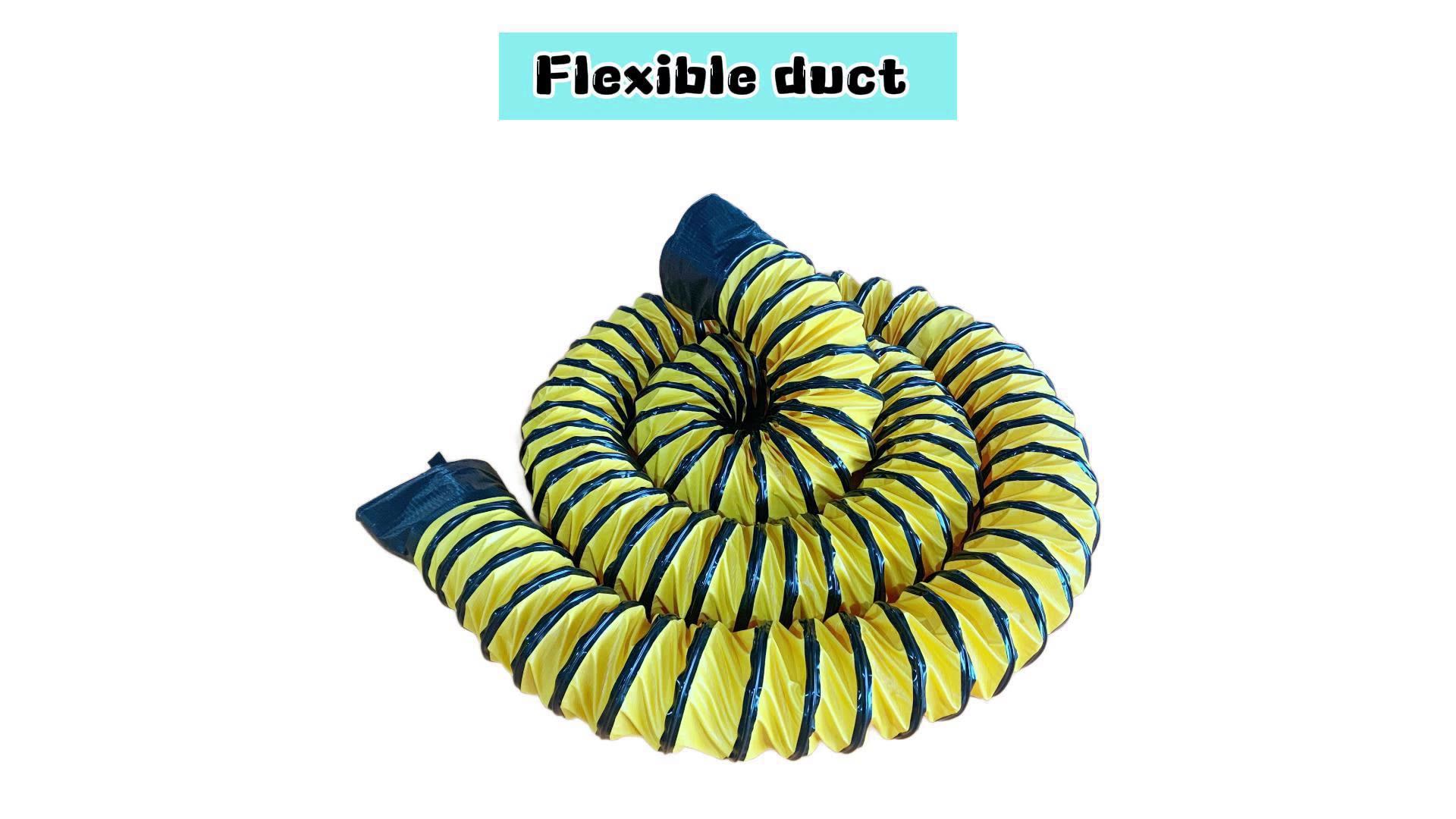 200mm Flexible Ducting Hose For Ventilation Blowers Fans And Air
