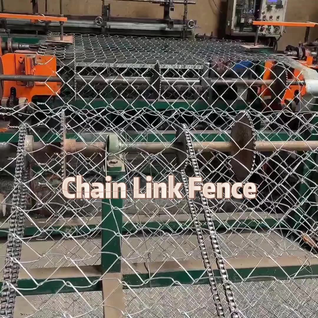 10 Swg 50mm Pvc Coated Galvanized Farm Diamond square Chain Link Fence Wire  Mesh