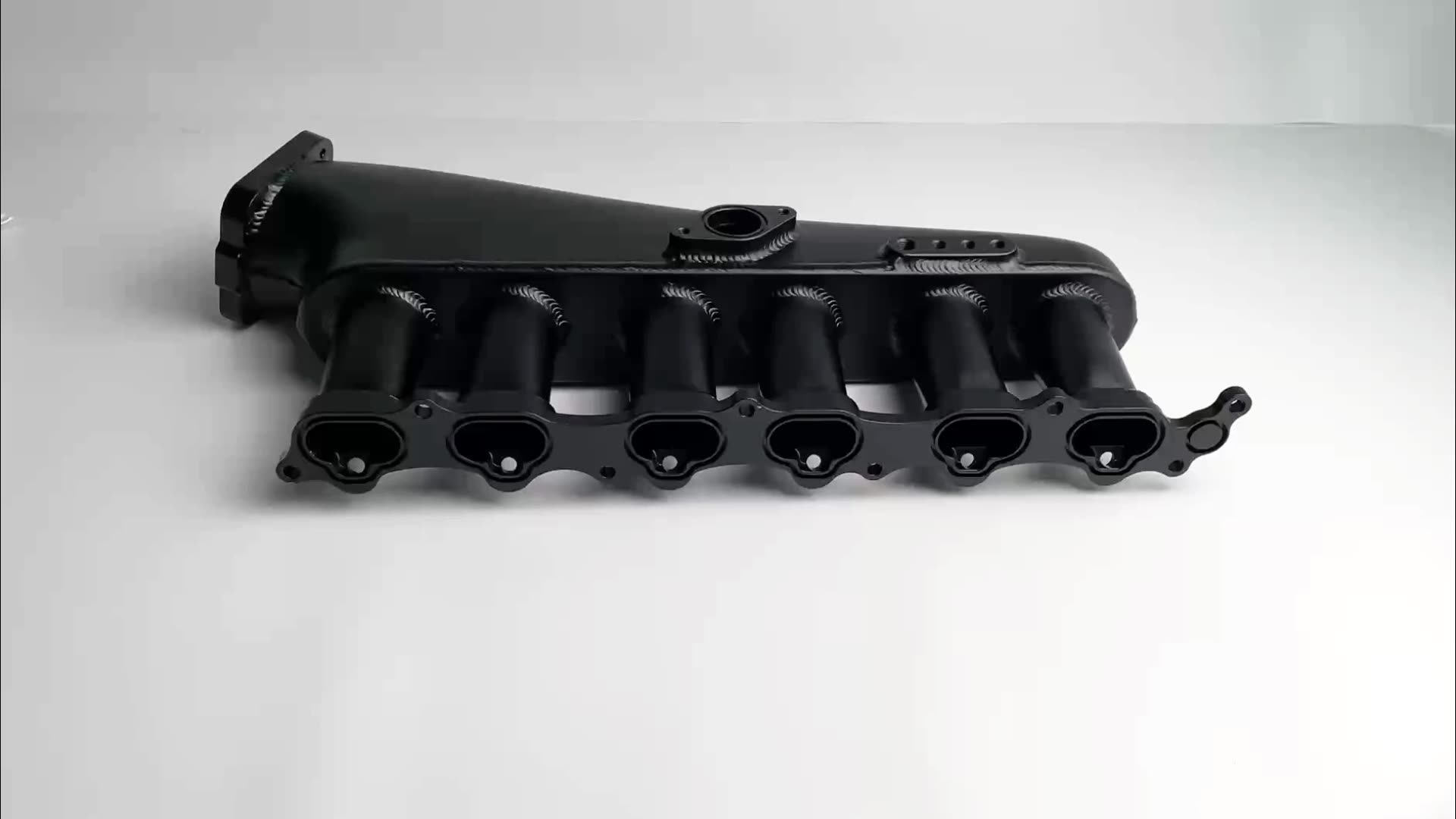 90mm Throttle Body Billet Aluminum Inlet Plenum Intake Manifold For